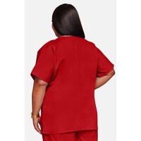 Γυναικεία Μπλούζα Cherokee Workwear Originals | V-Neck | 2 Τσέπες | Red