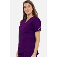 Γυναικεία Μπλούζα Cherokee Workwear Originals | V-Neck | 2 Τσέπες | Eggplant