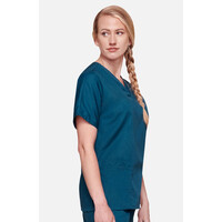 Γυναικεία Μπλούζα Cherokee Workwear Originals | V-Neck | 2 Τσέπες | Caribbean Blue