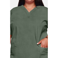 Γυναικεία Μπλούζα Cherokee Workwear Originals | V-Neck | 2 Τσέπες | Olive