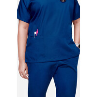 Γυναικεία Μπλούζα Cherokee Workwear Originals | V-Neck | 2 Τσέπες | Galaxy Blue