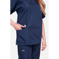 Γυναικεία Μπλούζα Cherokee Workwear Originals | V-Neck | 2 Τσέπες | Navy Blue