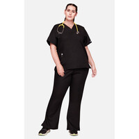 Γυναικεία Μπλούζα Cherokee Workwear Originals | V-Neck | 2 Τσέπες | Black