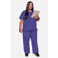 Γυναικεία Μπλούζα Cherokee Workwear Originals | V-Neck | 2 Τσέπες | Grape