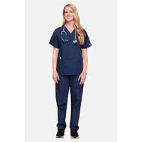 Γυναικεία Μπλούζα Cherokee Workwear Originals | V-Neck | 2 Τσέπες | Navy Blue