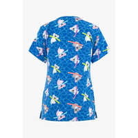 Μπλούζα Γυναικεία Yγειονομικών Diamond Neck Εμπριμέ ZOE+CHLOE Koala Float