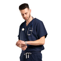 Μπλούζα Ανδρική Υγειονομικών Premium Dr.Scrub Navy Blue