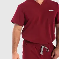 Μπλούζα Ανδρική Υγειονομικών Premium Dr.Scrub Burgundy