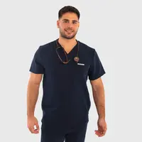 Μπλούζα Ανδρική Υγειονομικών Premium Dr.Scrub Navy Blue