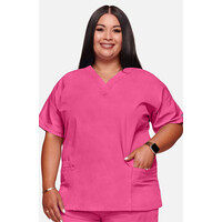 Γυναικεία Μπλούζα Cherokee Workwear Originals | V-Neck | 2 Τσέπες | Shocking Pink