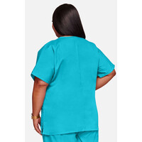 Γυναικεία Μπλούζα Cherokee Workwear Originals | V-Neck | 2 Τσέπες | Turquoise