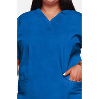 Γυναικεία Μπλούζα Cherokee Workwear Originals | V-Neck | 2 Τσέπες | Royal Blue