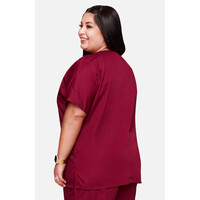 Γυναικεία Μπλούζα Cherokee Workwear Originals | V-Neck | 2 Τσέπες | Wine