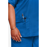 Γυναικεία Μπλούζα Cherokee Workwear Originals | V-Neck | 2 Τσέπες | Royal Blue