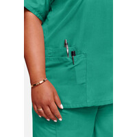 Γυναικεία Μπλούζα Cherokee Workwear Originals | V-Neck | 2 Τσέπες | Πράσινο Χειρουργείου