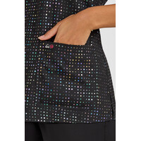 Μπλούζα Γυναικεία Υγειονομικών KOI™ USA Velora Iridescent Black