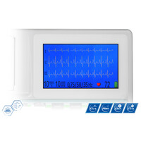 Καρδιογράφος Aspel Green v.06.101 | 1-3-6-12 Κανάλια, Οθόνη Αφής LCD TFT 4,3’’