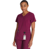 Γυναικεία Μπλούζα Dickies Essentials | Mock Wrap | 2 Τσέπες | Wine