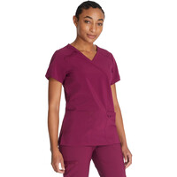 Γυναικεία Μπλούζα Dickies Essentials | Mock Wrap | 2 Τσέπες | Wine