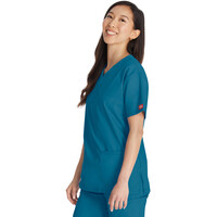 Γυναικεία Μπλούζα Dickies Signature | V-Neck | 3 Τσέπες | Caribbean Blue