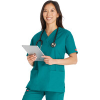 Γυναικεία Μπλούζα Dickies Signature | V-Neck | 3 Τσέπες | Hunter Green