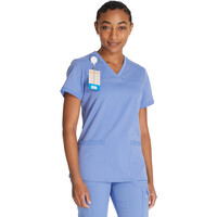Γυναικεία Μπλούζα Dickies Balance | V-Neck | 2 Τσέπες | Ciel Blue