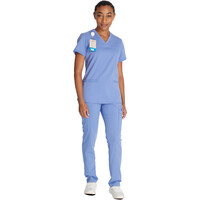 Γυναικεία Μπλούζα Dickies Balance | V-Neck | 2 Τσέπες | Ciel Blue