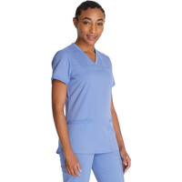 Γυναικεία Μπλούζα Dickies Balance | V-Neck | 2 Τσέπες | Ciel Blue
