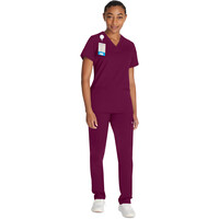 Γυναικεία Μπλούζα Dickies Balance | V-Neck | 2 Τσέπες | Wine