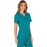 Γυναικεία Μπλούζα Cherokee Revolution | Mock Wrap | 3 Τσέπες | Teal Blue