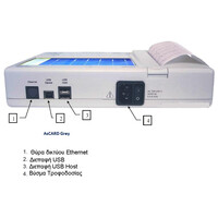 Καρδιογράφος Aspel Grey v.07.325 | 12 Κανάλια, Οθόνη Αφής, WiFi, LONG Mode, Reverse Recording