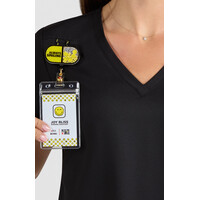 Μπλούζα Γυναικεία Υγειονομικών KOI™ USA Blissful V-Neck Black