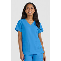 Μπλούζα Γυναικεία Υγειονομικών KOI™ USA Blissful V-Neck Power Blue
