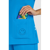 Μπλούζα Γυναικεία Υγειονομικών KOI™ USA Blissful V-Neck Power Blue