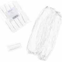 Μανίκια Πλαστικά μιας Χρήσης Λευκά | 100 τεμάχια