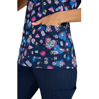 Μπλούζα Γυναικεία Υγειονομικών KOI™ USA Check Up | V-Neck | 2 Τσέπες