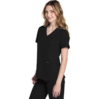 Γυναικεία Μπλούζα Cherokee Workwear Originals Ultra | V-Neck | 2 Τσέπες | Black