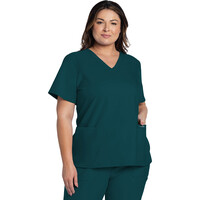Γυναικεία Μπλούζα Cherokee Workwear Originals Ultra | V-Neck | 2 Τσέπες | Caribbean