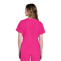 Γυναικεία Μπλούζα Cherokee Workwear Originals Ultra | V-Neck | 2 Τσέπες | Electric Pink