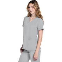 Γυναικεία Μπλούζα Cherokee Workwear Originals Ultra | V-Neck | 2 Τσέπες | Grey