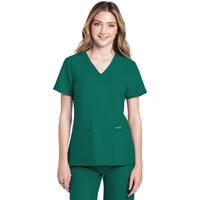 Γυναικεία Μπλούζα Cherokee Workwear Originals Ultra | V-Neck | 2 Τσέπες | Hunter Green