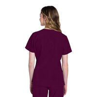 Γυναικεία Μπλούζα Cherokee Workwear Originals Ultra | V-Neck | 2 Τσέπες | Wine