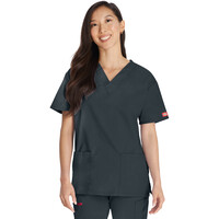 Γυναικεία Μπλούζα Dickies Signature | V-Neck | 3 Τσέπες | Pewter