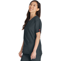 Γυναικεία Μπλούζα Dickies Signature | V-Neck | 3 Τσέπες | Pewter