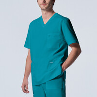 Ανδρική Μπλούζα Landau ProFlex | V-Neck | 4 Τσέπες | Teal
