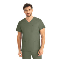 Ανδρική Μπλούζα Landau ProFlex | V-Neck | 4 Τσέπες | Olive