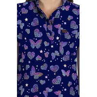 Μπλούζα Γυναικεία Υγειονομικών KOI™ USA Butterfly Aura Navy