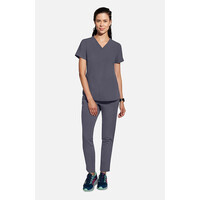 Γυναικεία Μπλούζα Healing Hands Skyler | V-Neck | 2 Τσέπες | Pewter