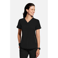 Γυναικεία Μπλούζα Healing Hands Skyler | V-Neck | 2 Τσέπες | Black