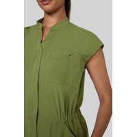 Γυναικεία Ιατρική Φόρμα Jumpsuit Solis x koi Anja | 11 Τσέπες | Martini Olive